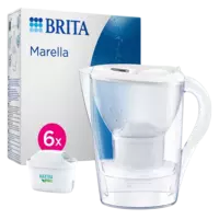 BRITA Marella Cool Water Filter Jug 2,4L + 6 Maxtra Pro All-in-1 Waterfilters