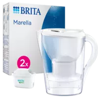 BRITA Marella Cool Water Filter Jug 2,4L + 2 Maxtra Pro All-in-1 Waterfilters