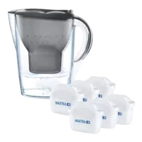 BRITA Marella Cool Water Filter Jug 2,4L + 6 Maxtra Pro All-in-1 Waterfilters