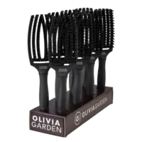 Olivia Garden Fingerbrush Care Iconic Display 4x Double Bristels 4x Boar&Nylon