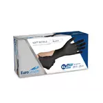 Eurogloves Soft-Nitril Handskar - Svart - 100st Extra Large