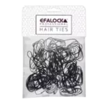 Efalock Rasta Hair Bands Small 100 Pieces Black