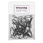 Efalock Rasta Hair Bands Strong - 100 Pieces Black