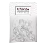 Efalock Rasta Hair Bands Small 100 Pieces Transparent