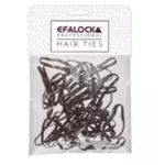 Efalock Rasta Hair Bands Strong - 100 Pieces Brown