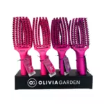 Olivia Garden Fingerbrush Think Pink 2023 Display 8 Stuks