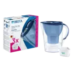 BRITA Marella Cool Water Filter Jug 2,4L + 3 Maxtra Pro All-in-1 Waterfilters Blue