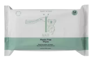 Naïf  Baby & Kids Plastic Free Baby Wipes