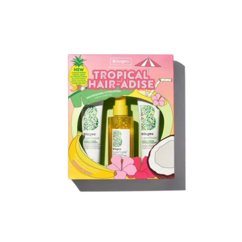 Briogeo  Tropical Hair-Adise Nourishing Hydration Hair Care Kit