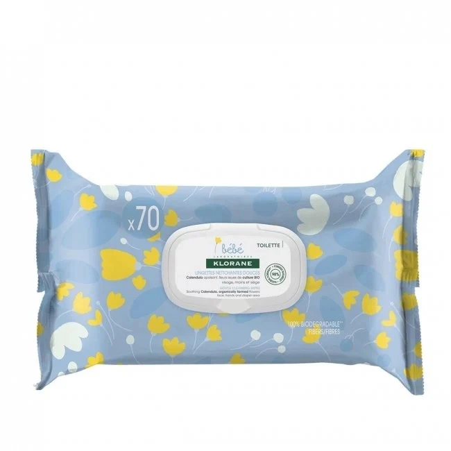 Klorane  Baby Gentle Cleansing Wipes