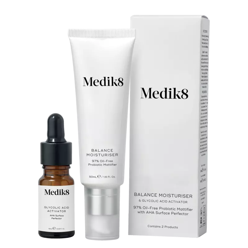 Medik8  Balance Moisturiser & Glycolic Acid Activator