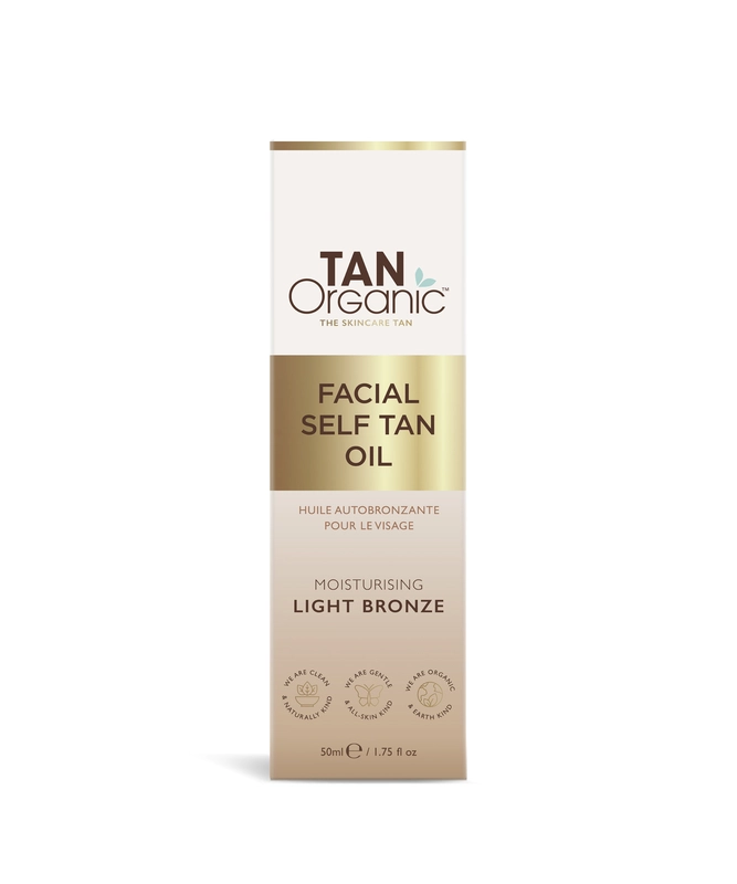 TanOrganic  Facial Self Tan Oil Light Bronze