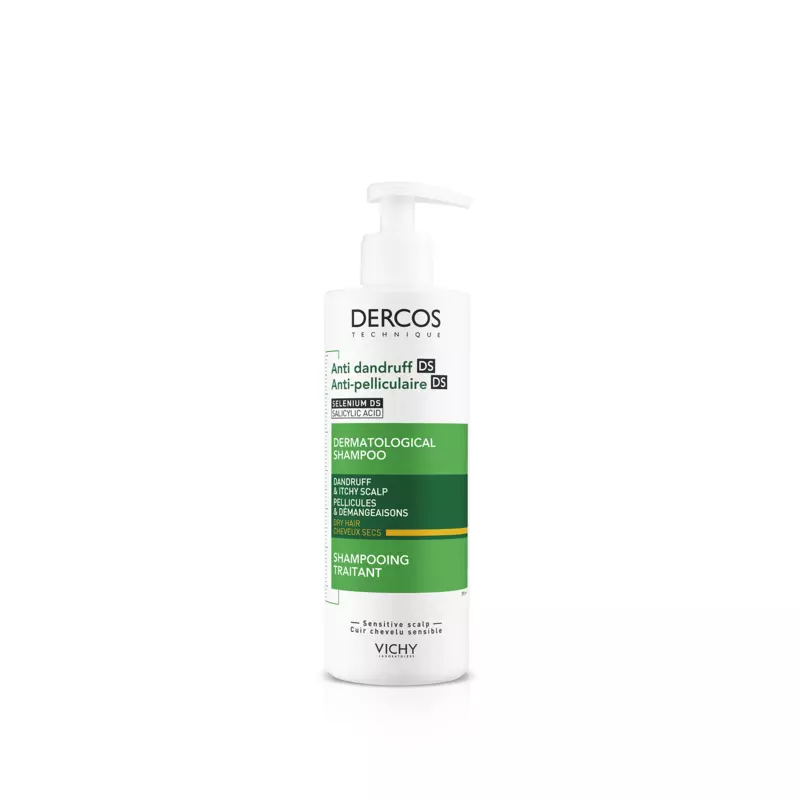 Vichy  Dercos Anti-dandruff Dermatological Shampoo - Dry Hair