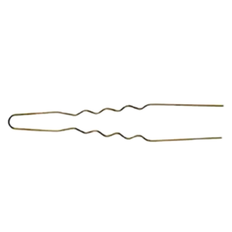 Comair Curler pins thin, Gold - 50 pieces