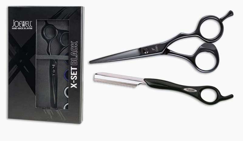 Joewell  X-Set Black 5.75 & Feather Razor black