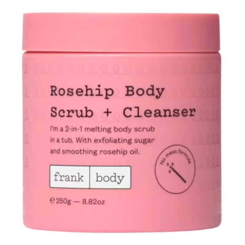 Frank Body  Rosehip Body Scrub + Cleanser