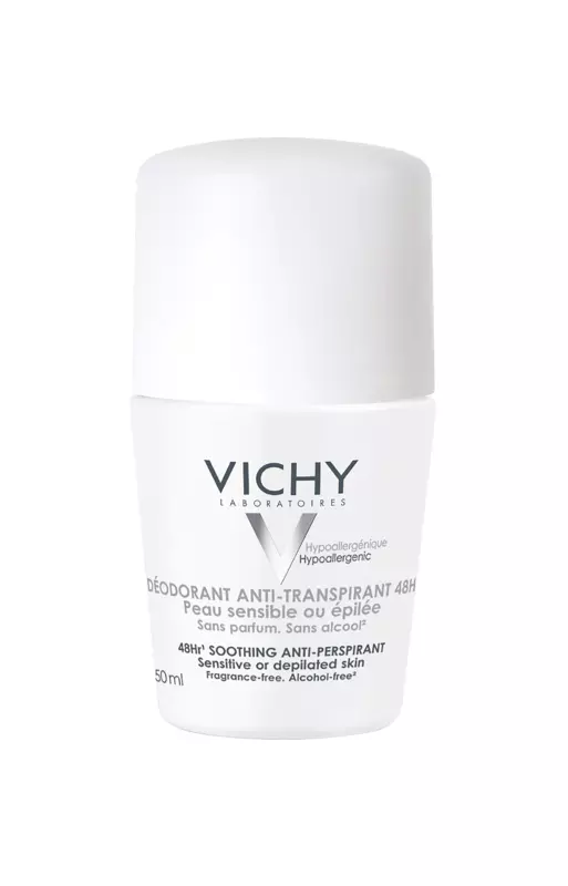 Vichy  Antiperspirant Deodorant 48h Roll On Sensitive Skin