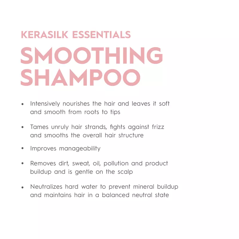 Kerasilk  Essentials Smoothing Shampoo