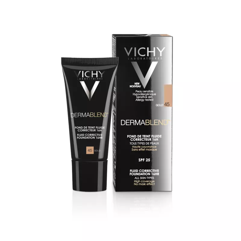 Vichy  Dermablend Fluid Corrective Foundation 16hr - 45 Gold