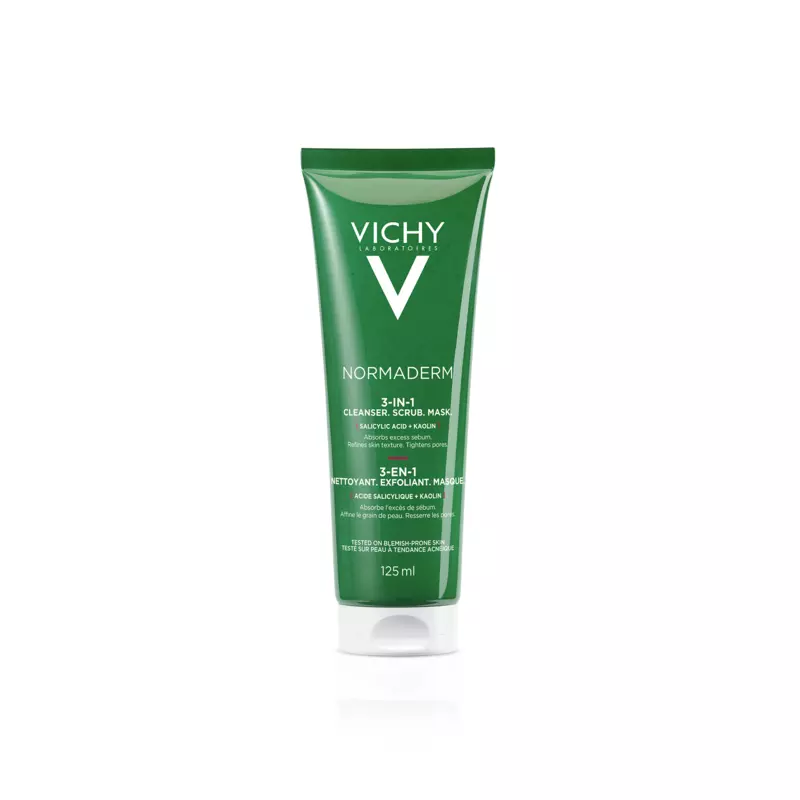 Vichy  Normaderm 3 in 1 Scrub + Cleanser + Mask