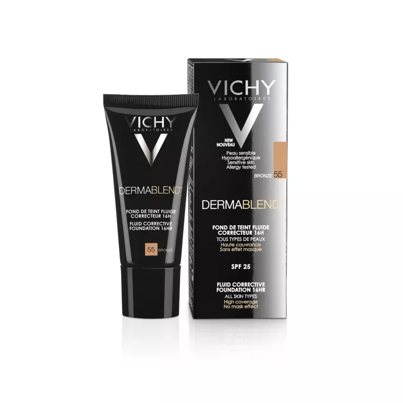 Vichy  Dermablend Fluid Corrective Foundation 16hr - 55 Bronze