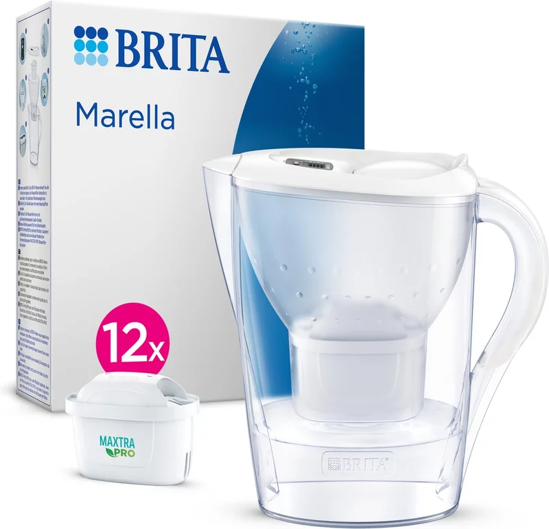 BRITA  Marella Cool Water Filter Jug 2,4L + 12 Maxtra Pro All-in-1 Waterfilters