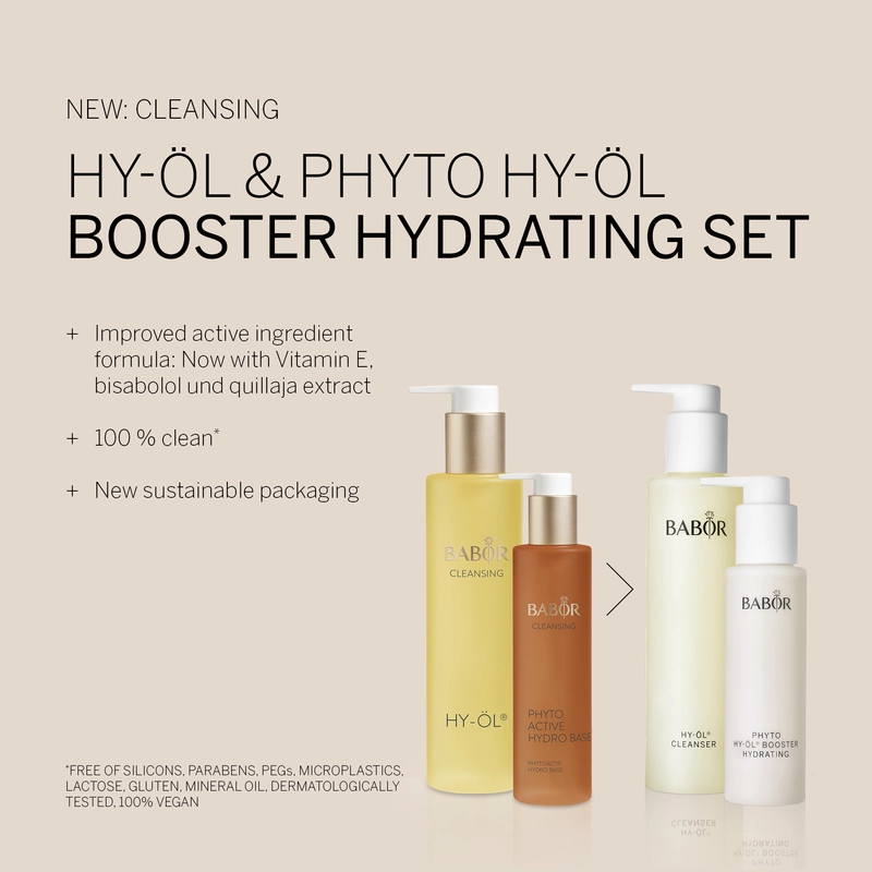 BABOR  Cleansing HY-ÖL Cleanser & Phyto HY-ÖL Booster Hydrating Set