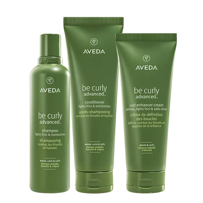 AVEDA  Be Curly Advanced™ set wavy hair and curls