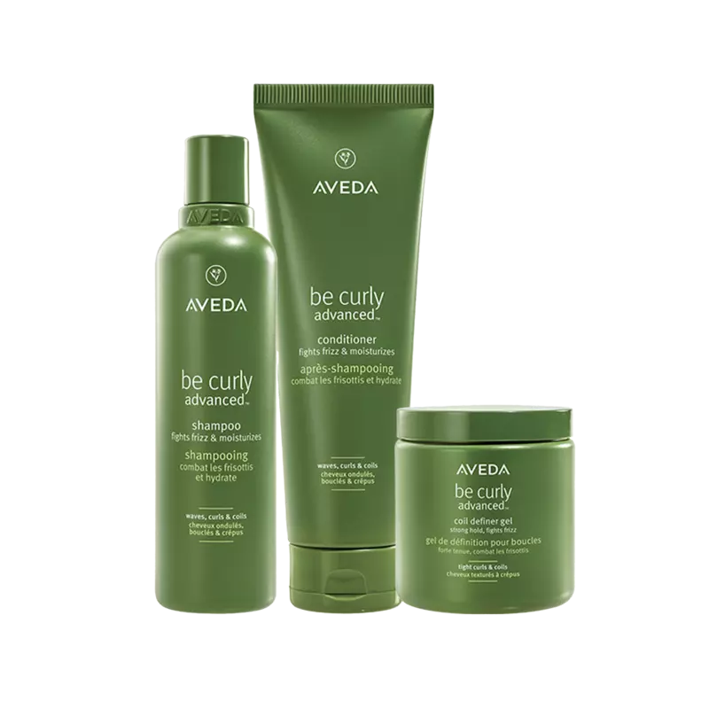 AVEDA  Be Curly Advanced™ set coily hair