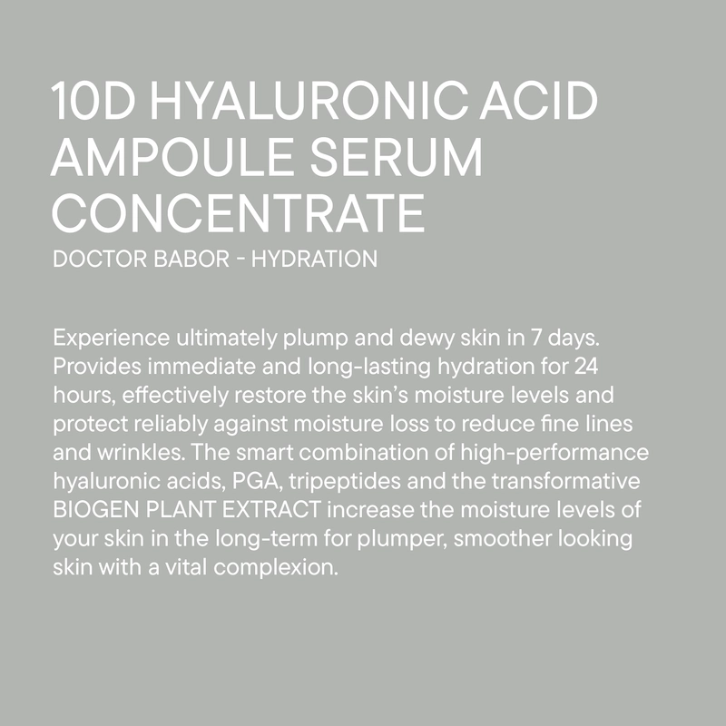 BABOR  DOCTOR  10D Hyaluronic Acid Ampoule Serum Concentrate