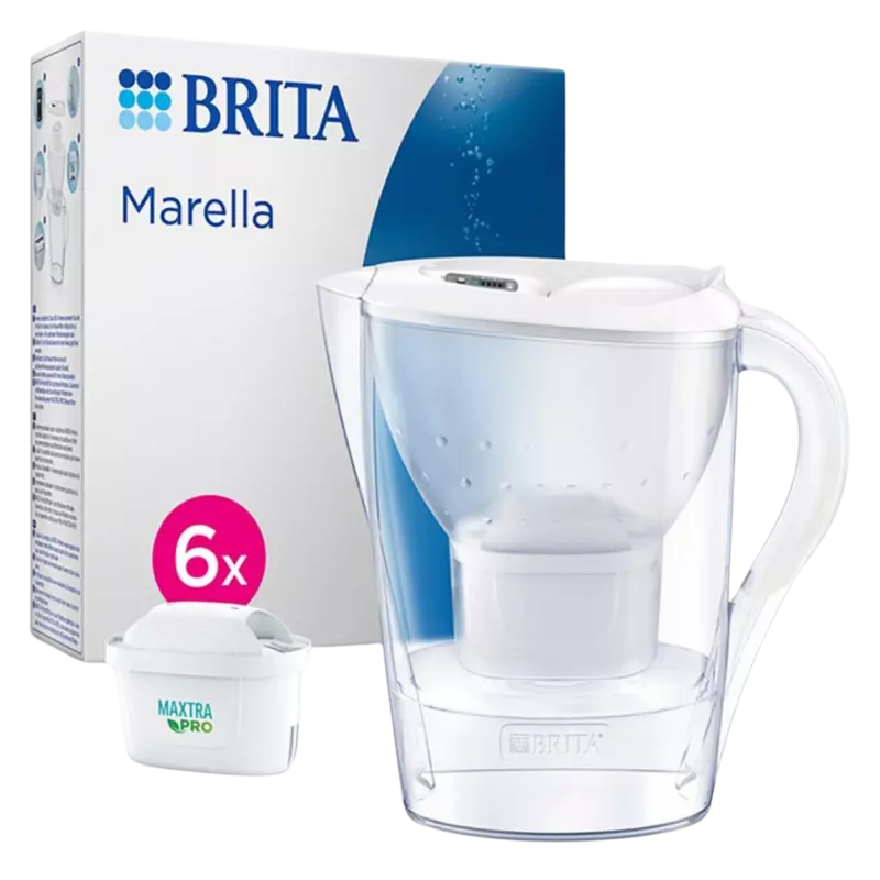 BRITA  Marella Cool Water Filter Jug 2,4L + 6 Maxtra Pro All-in-1 Waterfilters