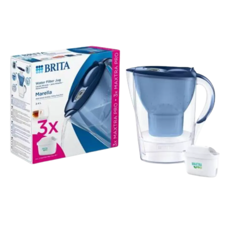 BRITA  Marella Cool Water Filter Jug 2,4L + 3 Maxtra Pro All-in-1 Waterfilters