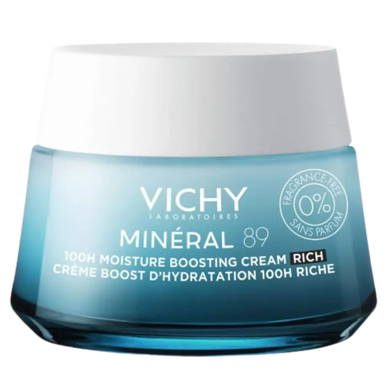 Vichy  Minéral 89 100h Moisture Boosting Cream Rich - Fragrance Free