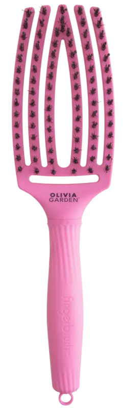 Olivia Garden  Fingerbrush Boar & Nylon Think Pink 2024