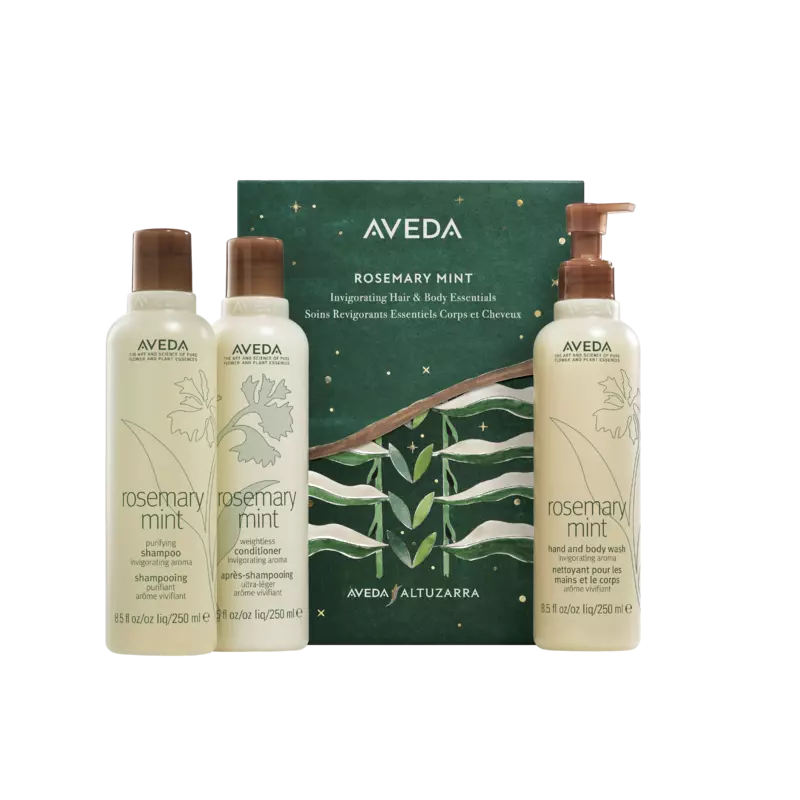 AVEDA  Rosemary Mint Essentials Holiday Set